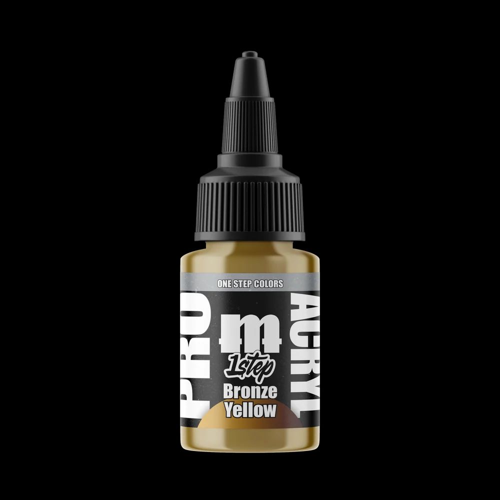 Monument Hobbies Pro Acryl 1Step 521 Bronze Yellow Paint - 22ml