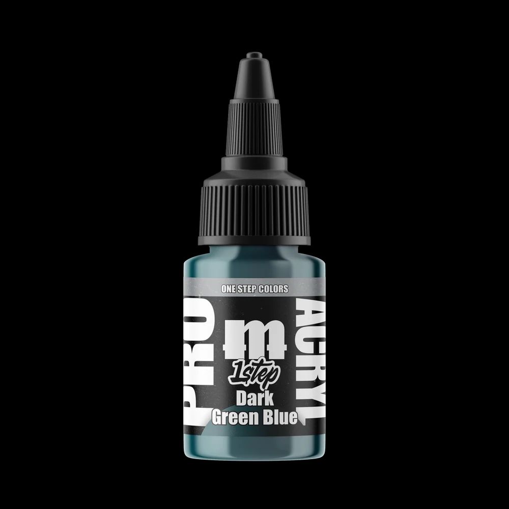 Monument Hobbies Pro Acryl 1Step 517 Dark Green Blue Paint - 22ml