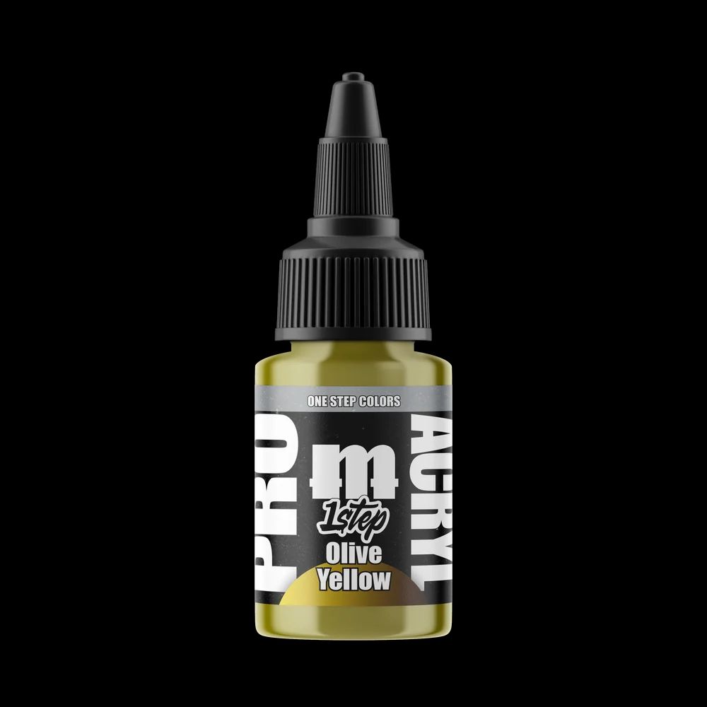 Monument Hobbies Pro Acryl 1Step 514 Olive Yellow Paint - 22ml
