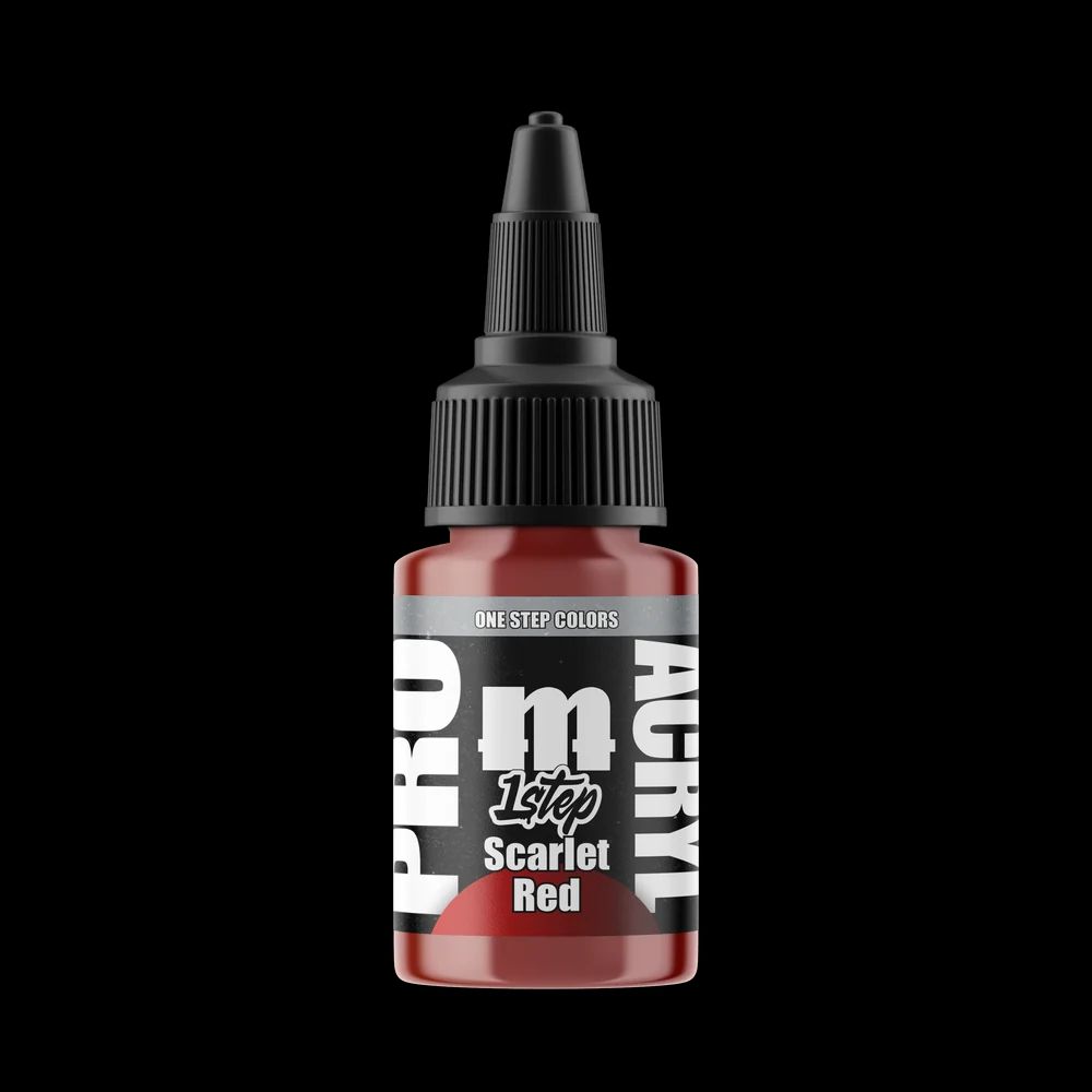 Monument Hobbies Pro Acryl 1Step 513 Scarlet Red Paint - 22ml