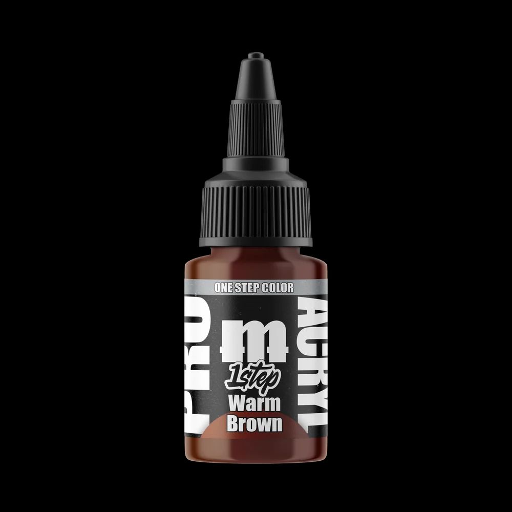 Monument Hobbies Pro Acryl 1Step 510 Warm Brown Paint - 22ml