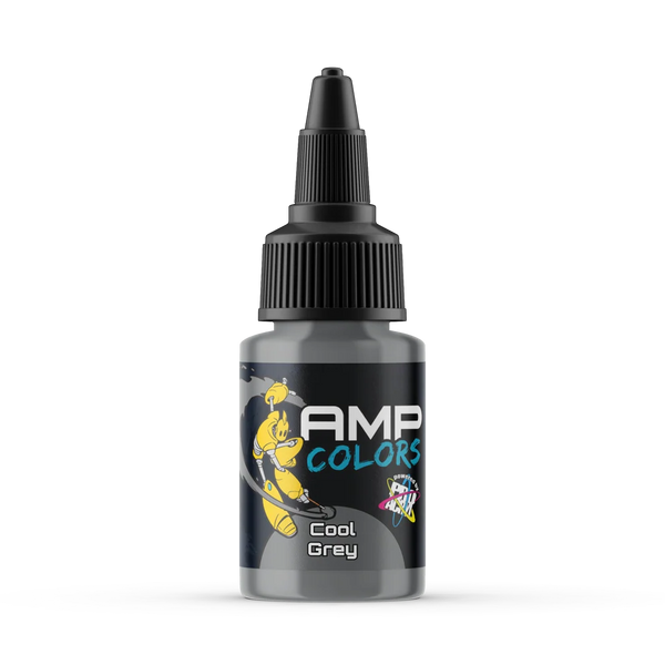 Monument Hobbies AMP Colors 002 Cool Grey Paint - 22ml