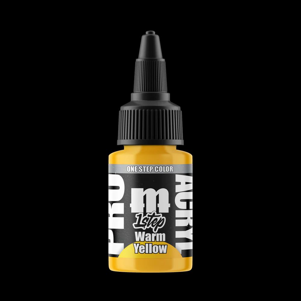 Monument Hobbies Pro Acryl 1Step 504 Warm Yellow Paint - 22ml