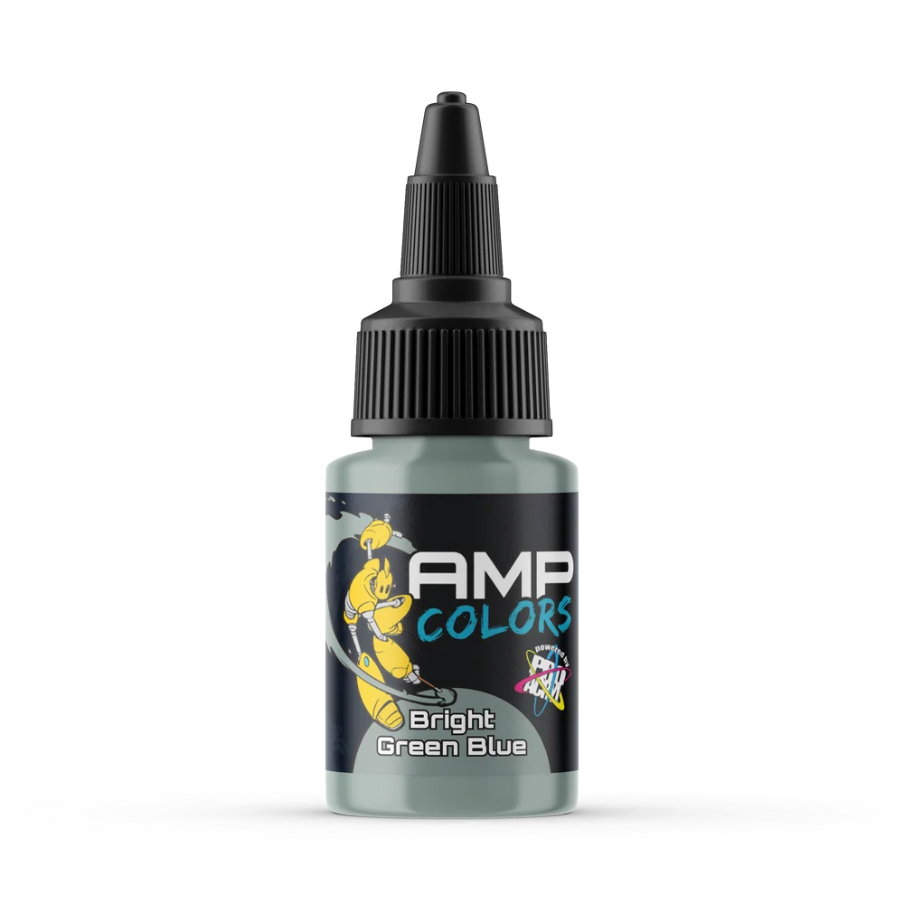 Monument Hobbies AMP Colors 009 Bright Green Blue Paint - 22ml