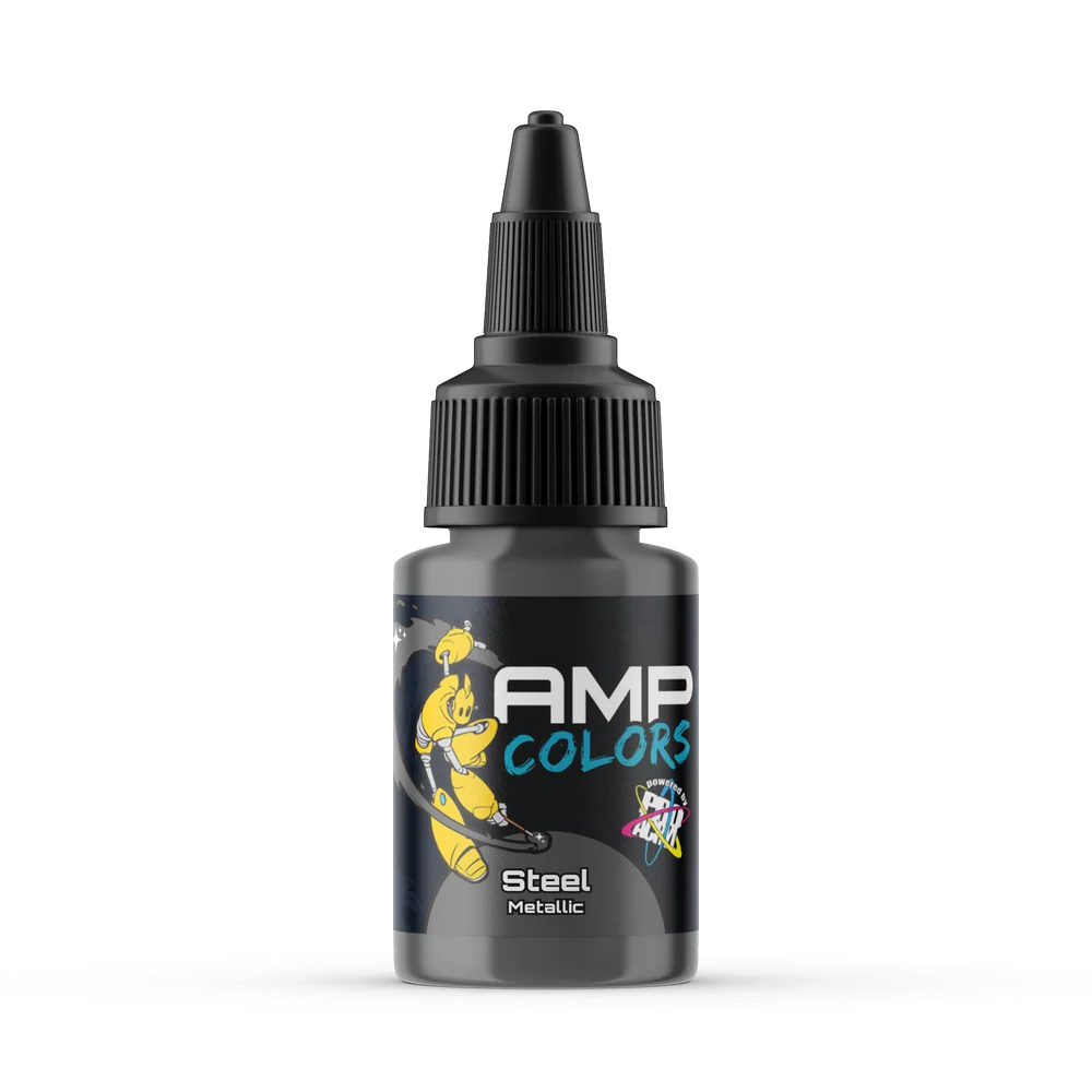 Monument Hobbies AMP Colors 010 Steel Paint - 22ml