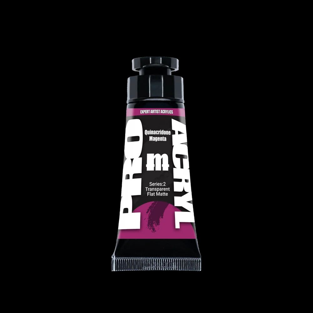 Monument Hobbies Expert Acrylics 020 Quinacridone Magenta Paint 30ml
