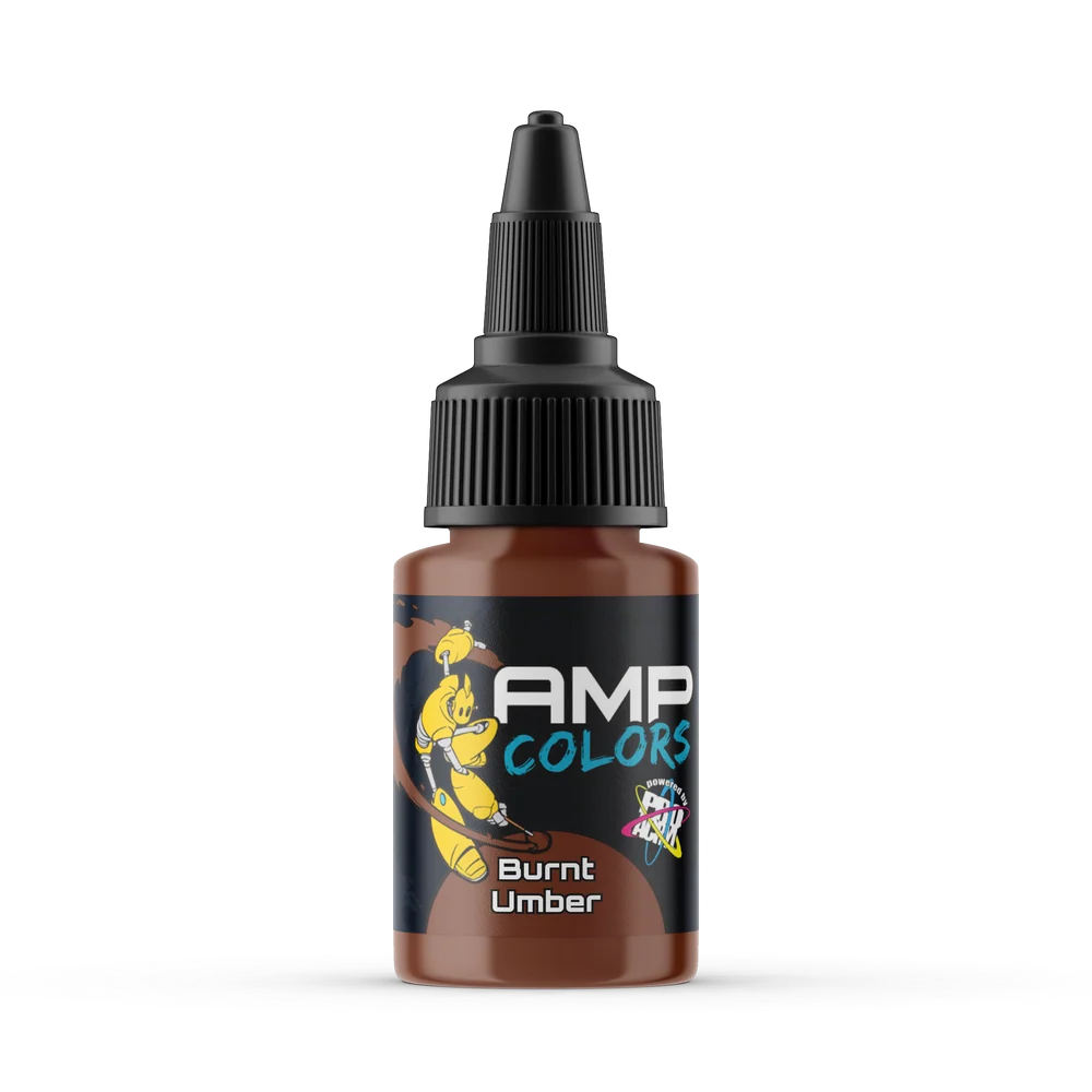 Monument Hobbies AMP Colors 018 Burnt Umber Paint - 22ml