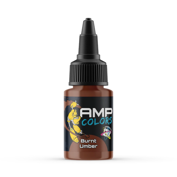 Monument Hobbies AMP Colors 018 Burnt Umber Paint - 22ml