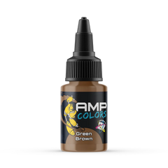 Monument Hobbies AMP Colors 020 Green Brown Paint - 22ml