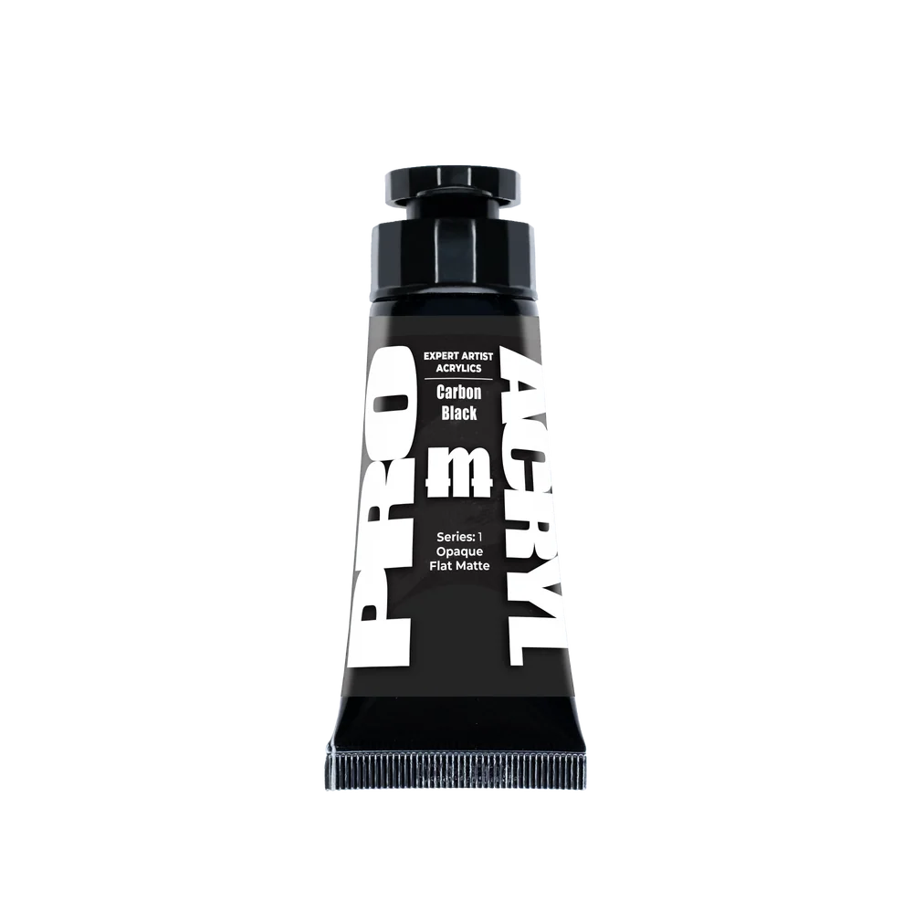 Monument Hobbies Expert Acrylics 002 Carbon Black Paint 30ml