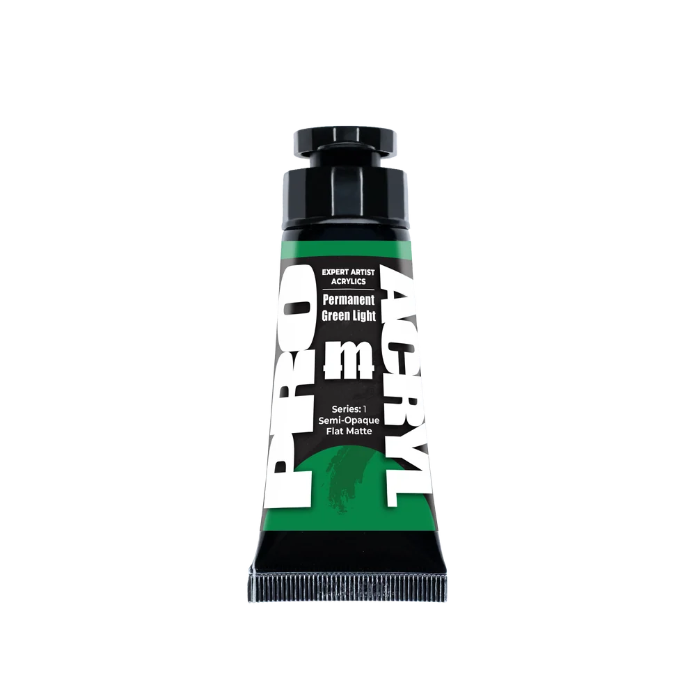 Monument Hobbies Expert Acrylics 004 Permanent Green Light Paint 30ml