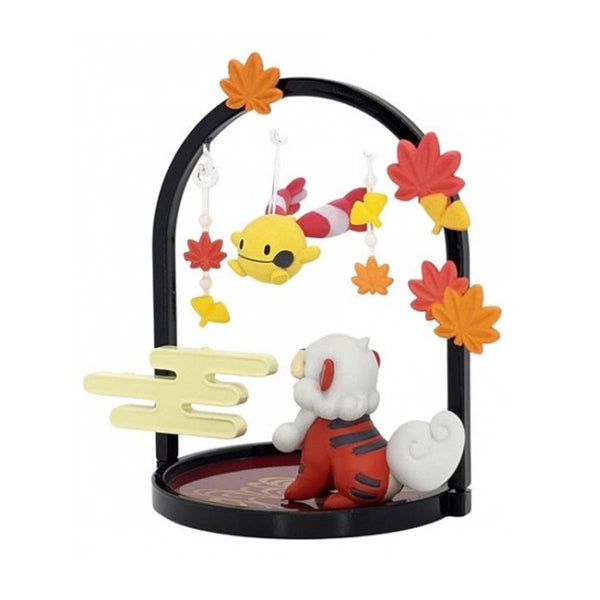 Re-Ment: Pokemon - Funwari Yurarin Swinging Decoration (1225) - Chimecho & Hisuian Growlithe