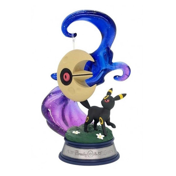 Re-Ment: Pokemon - SWING VIGNETTE Collection 4: Yurameku Pokemon Moments (1225) - Umbreon & Lunatone