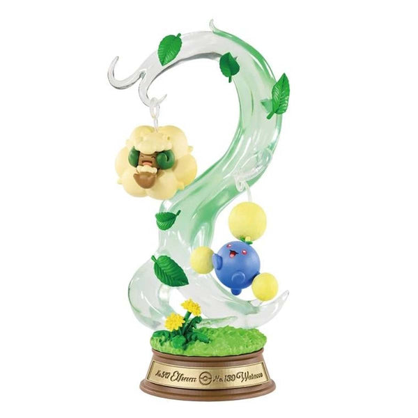 Re-Ment: Pokemon - SWING VIGNETTE Collection 4: Yurameku Pokemon Moments (1225) - Whimsicott & Jumpluff