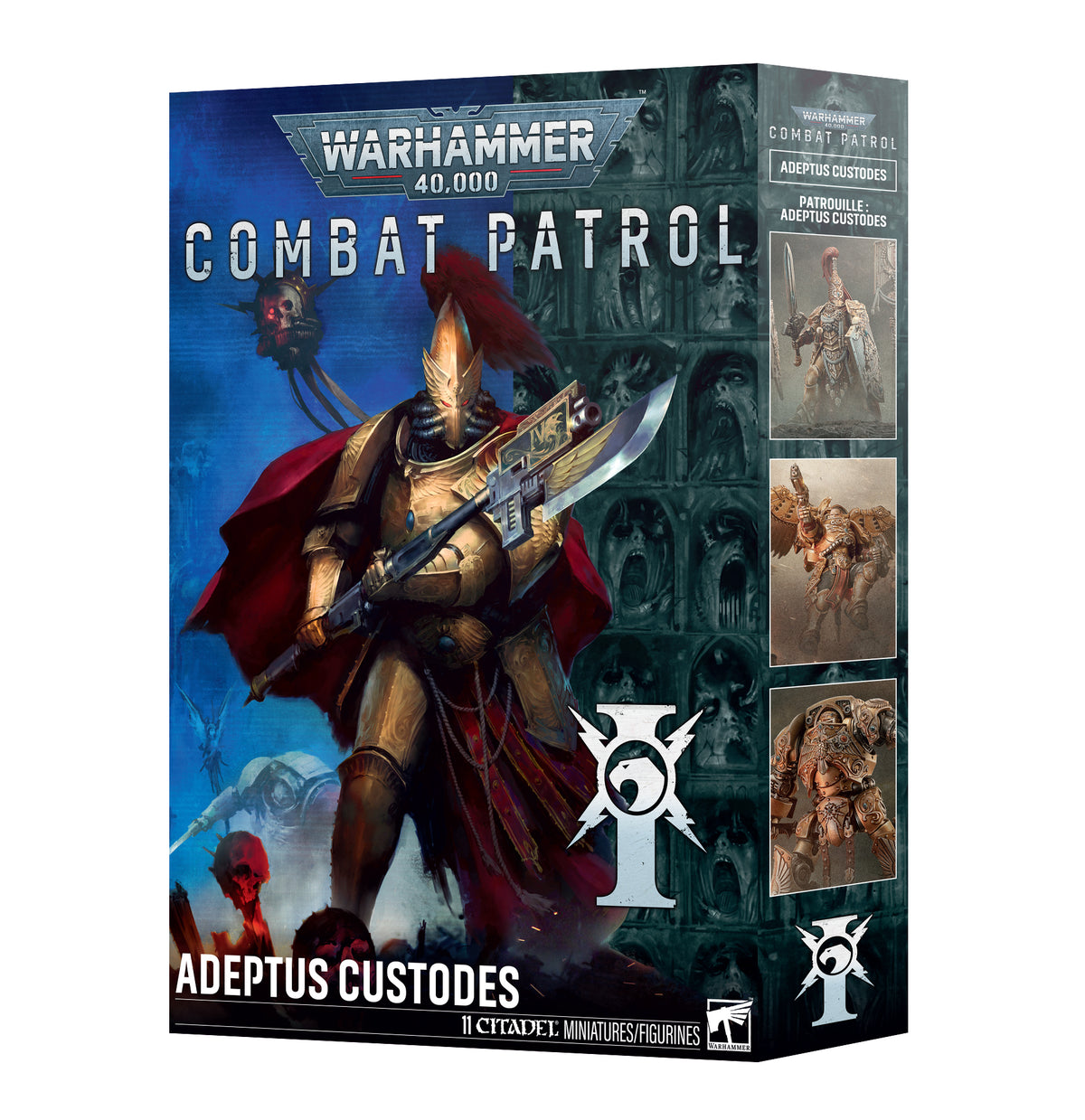 Games Workshop Warhammer 40K Adeptus Custodes Combat Patrol Plastic Box 73-012