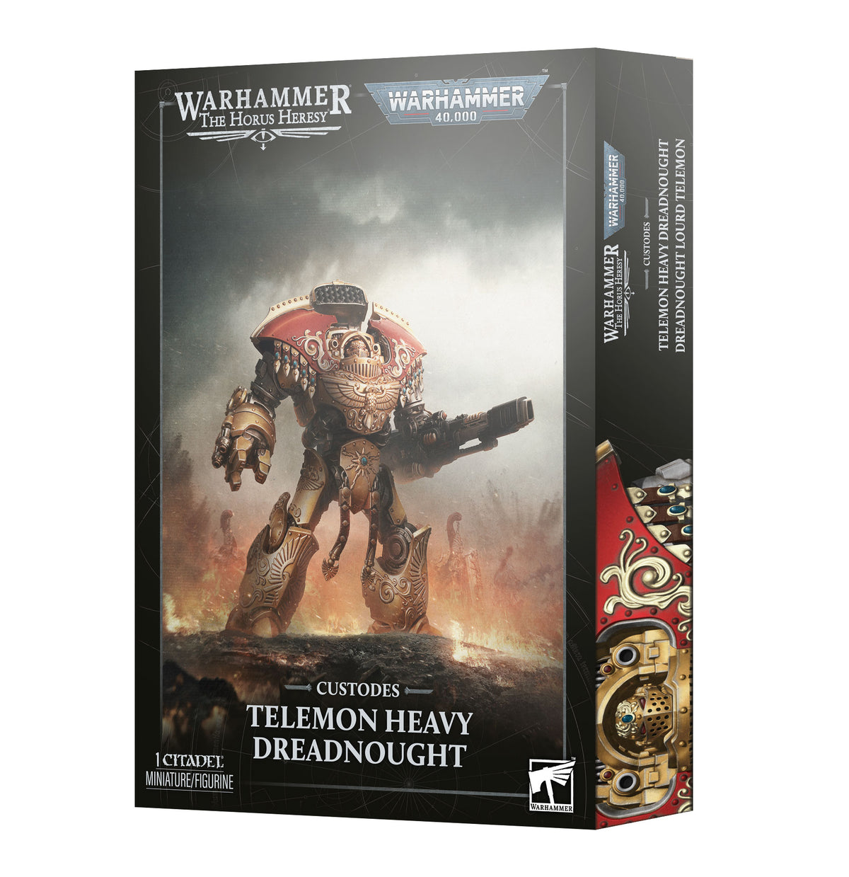 Games Workshop Horus Heresy Legio Custodes Telemon Heavy Dreadnought Plastic Box 77-02