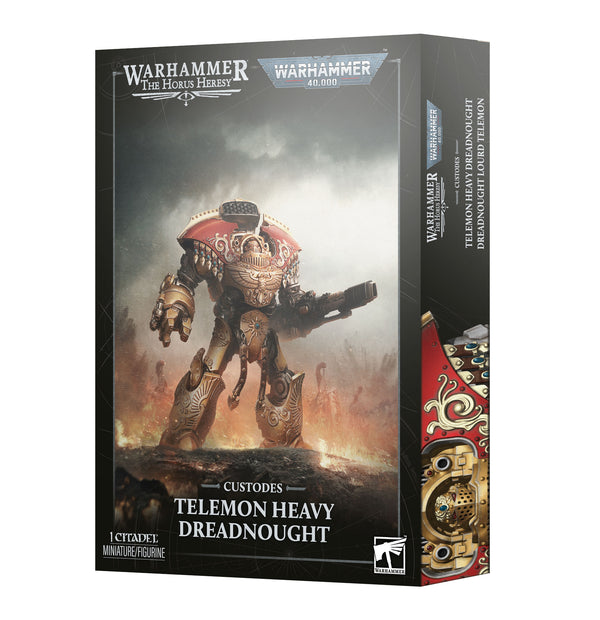Games Workshop Horus Heresy Legio Custodes Telemon Heavy Dreadnought Plastic Box 77-02