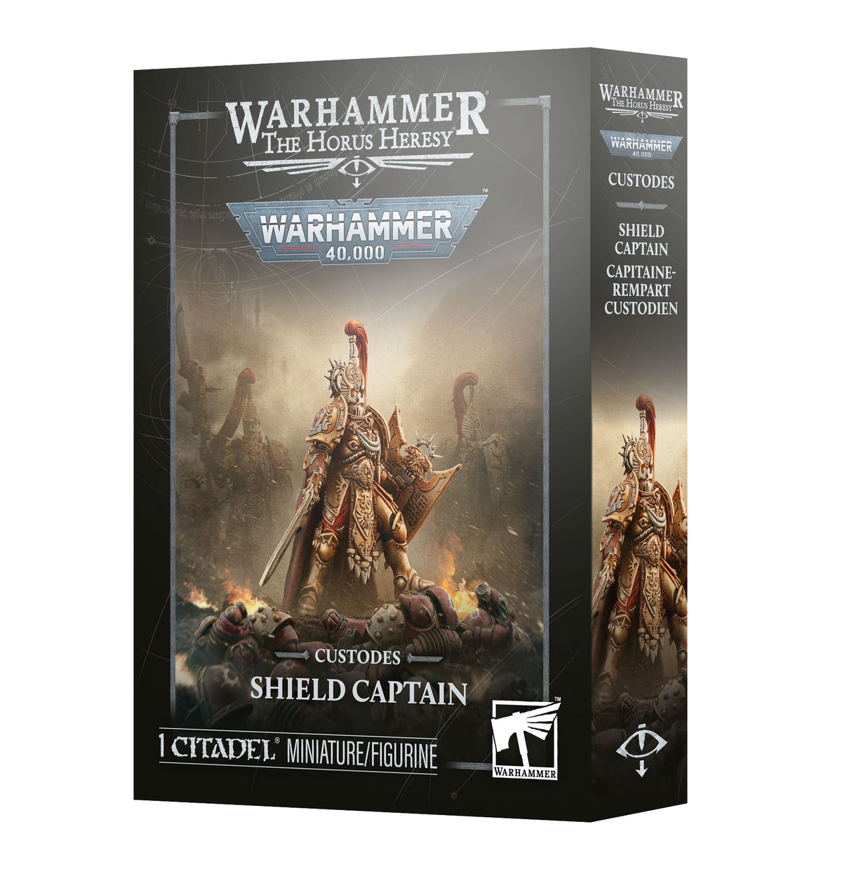 Games Workshop Horus Heresy Legio Custodes Shield Captain Plastic Box 77-06