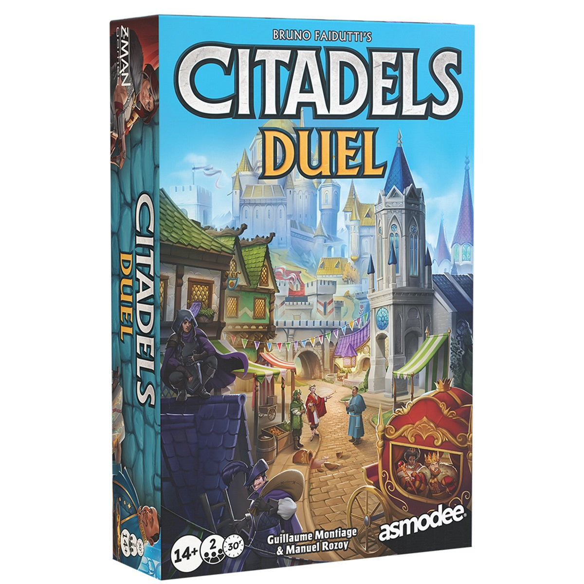 Citadels Duel Strategic Two Player City Building and Role Selection Card Game