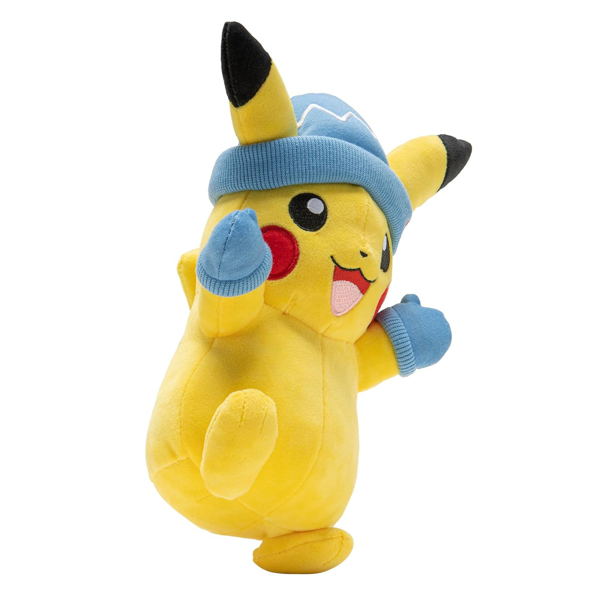 Pokémon 8" Pikachu Holiday Christmas Plush with Santa Hat & Mittens Accessory