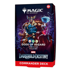 Magic The Gathering Universes Beyond Marvel Darkhold Destiny Gods of Asgard Commander Deck MTG-MDD-CD-GOA