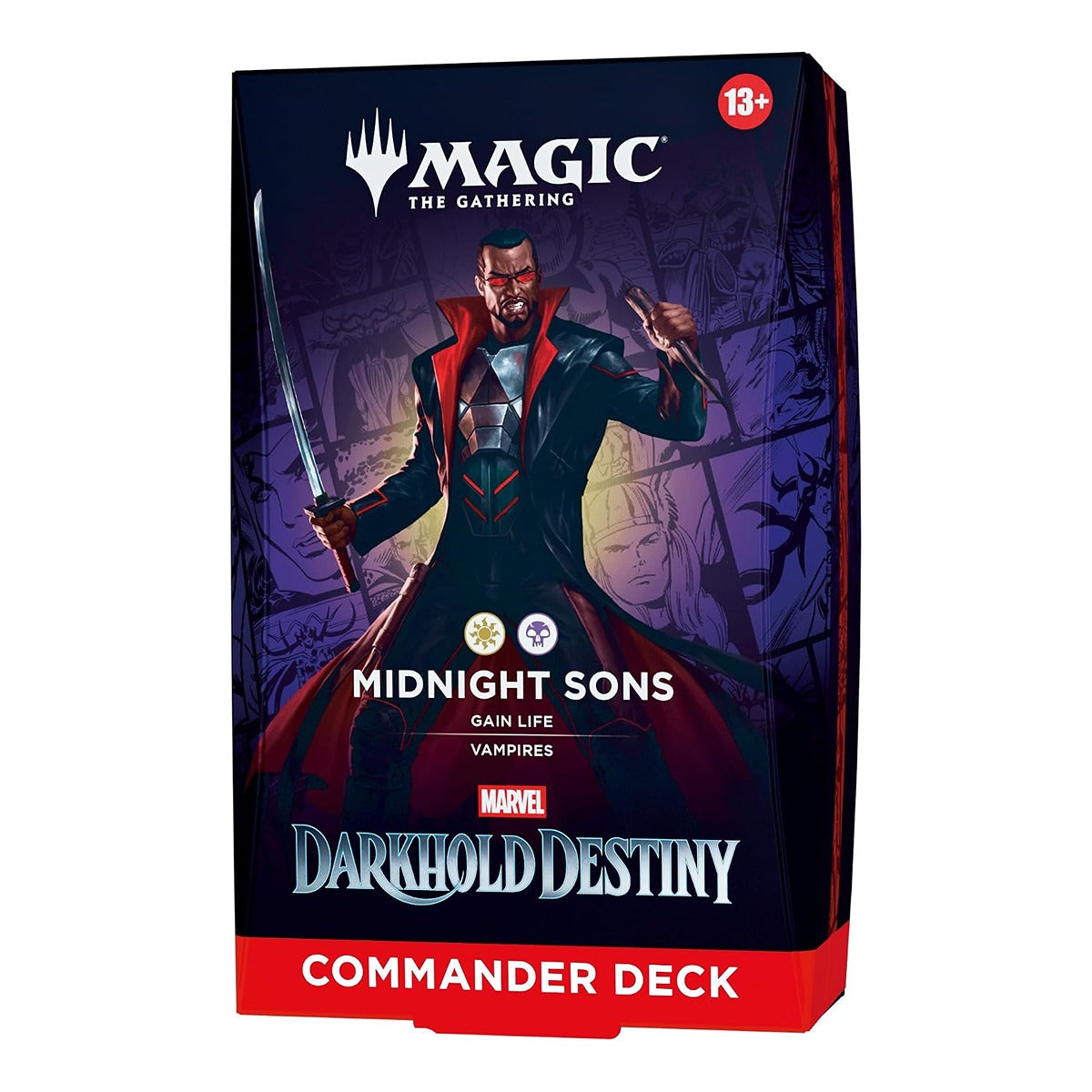 Magic The Gathering Universes Beyond Marvel Darkhold Destiny Midnight Sons Commander Deck MTG-MDD-CD-MS