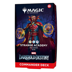 Magic The Gathering Universes Beyond Marvel Darkhold Destiny Strange Academy Commander Deck MTG-MDD-CD-SA