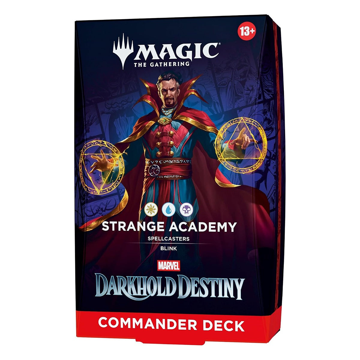 Magic The Gathering Universes Beyond Marvel Darkhold Destiny Strange Academy Commander Deck MTG-MDD-CD-SA