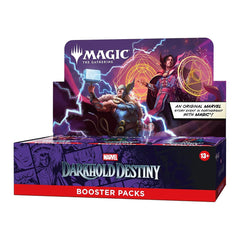 Magic the Gathering Universes Beyond Marvel Darkhold Destiny Play Booster Display (30) MTG-MDD-PB