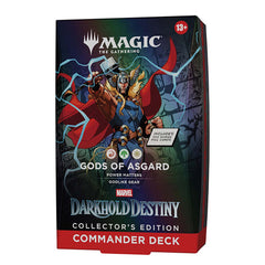 Magic the Gathering Universes Beyond Marvel Darkhold Destiny Gods of Asgard Commander Deck, Collector Edition (Single Pack)