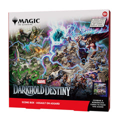 Magic the Gathering Universes Beyond Marvel Darkhold Destiny Assault on Asgard Scene Box