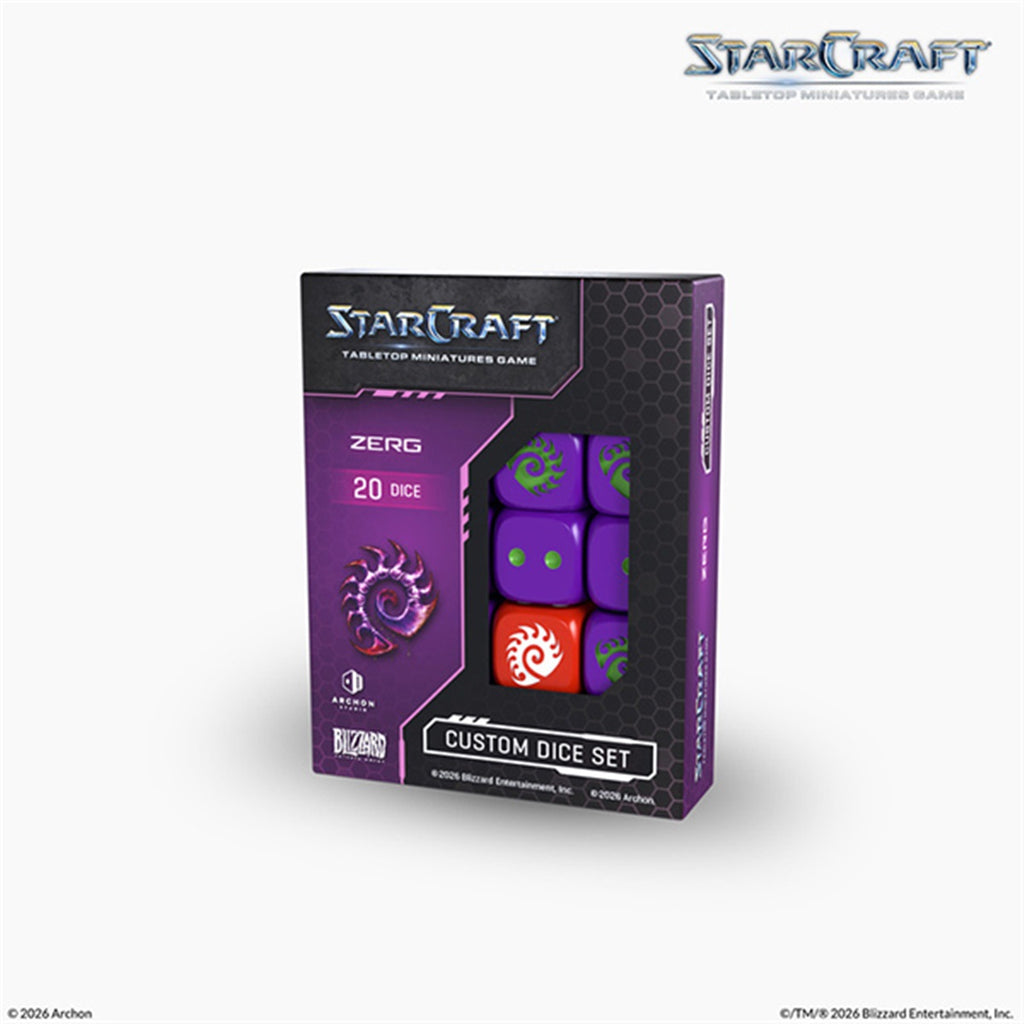 StarCraft Tabletop Miniatures Game Dice Set- Zerg ARSSCMG0023