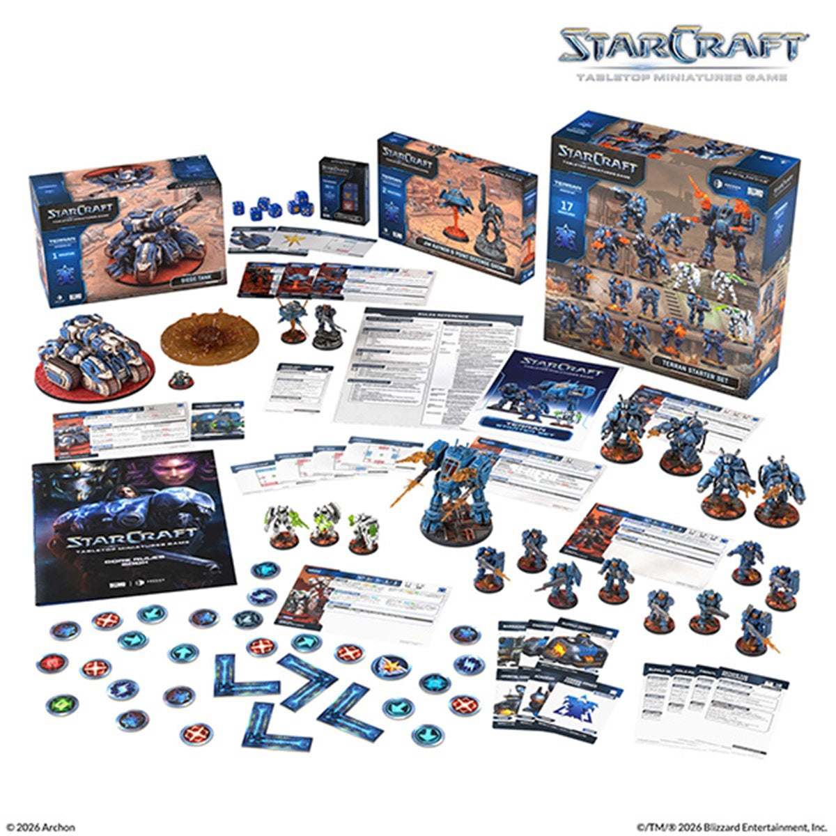 StarCraft Tabletop Miniatures Game Terran- Terran Bundle ARSSCMG0046