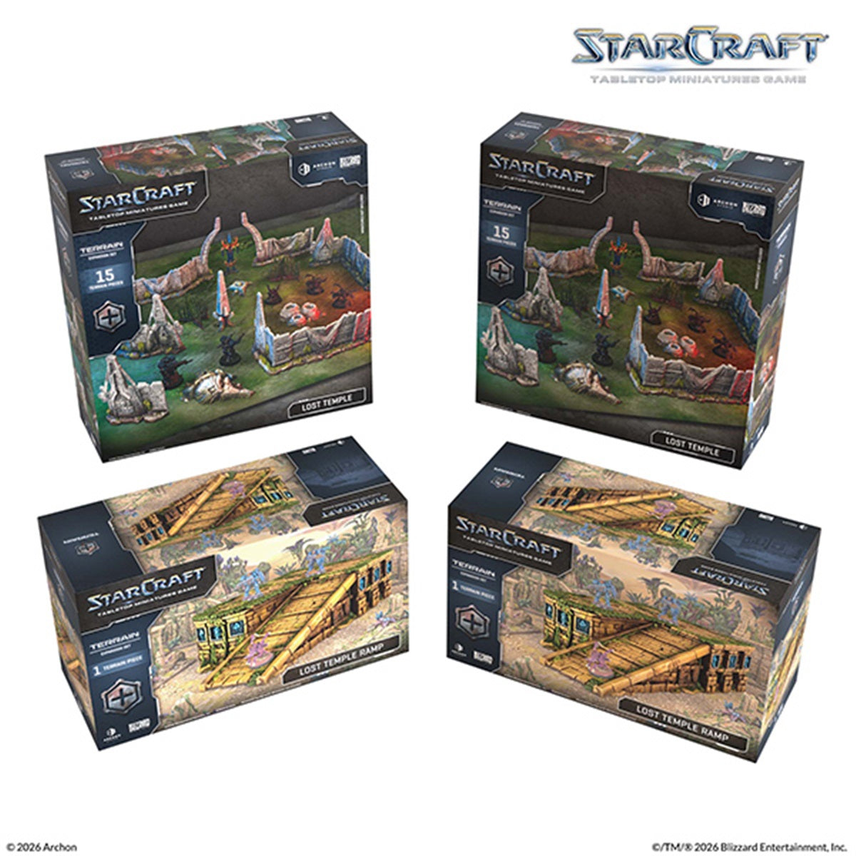 StarCraft Tabletop Miniatures Game Terrain- Terrain Pack Bundle ARSSCMG0048