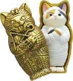 Kitan Club Mummy Cat Figure Blind Box - 1 of 5 Collectable Mini Figurines - Fun, Versatile Decoration - Single Pack