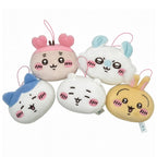 Chiikawa Mini Face Plush Mascot- Official Licensed Parade Collectible Soft Plush- One Random Design (1 of 5 Possible Designs) - Single Pack