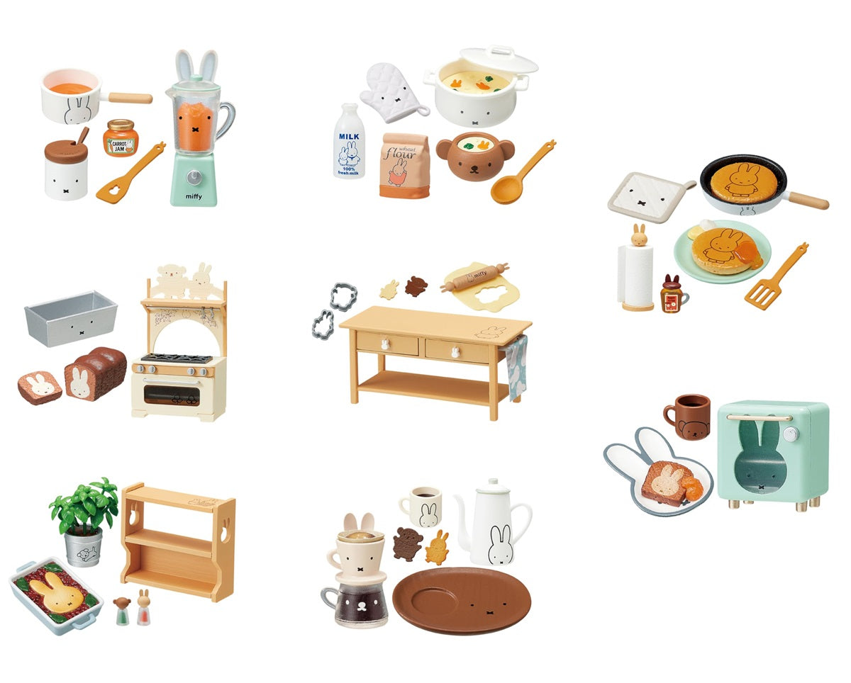 Mifffy Natural Kitchen Blind Box – Collectible Furniture Set – 1 of 8 Variations – Highly Detailed 1.97-Inch Miniature for Display & Collectors – Mystery Surprise Box - Single Pack