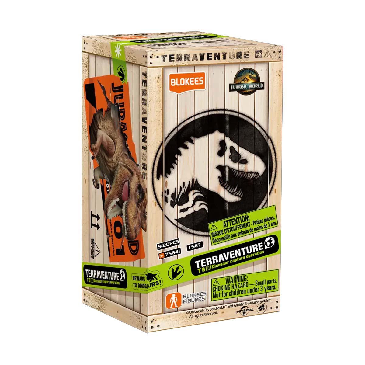 Blokees Jurassic World Terraventure Surprise Wave 1 Dinosaur Capture Operation (75641) Blind Box - Single Box