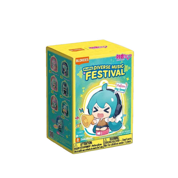 Blokees Hatsune Miku MOJIPOD Diverse Music Festival (75400) Blind Box - Single Box