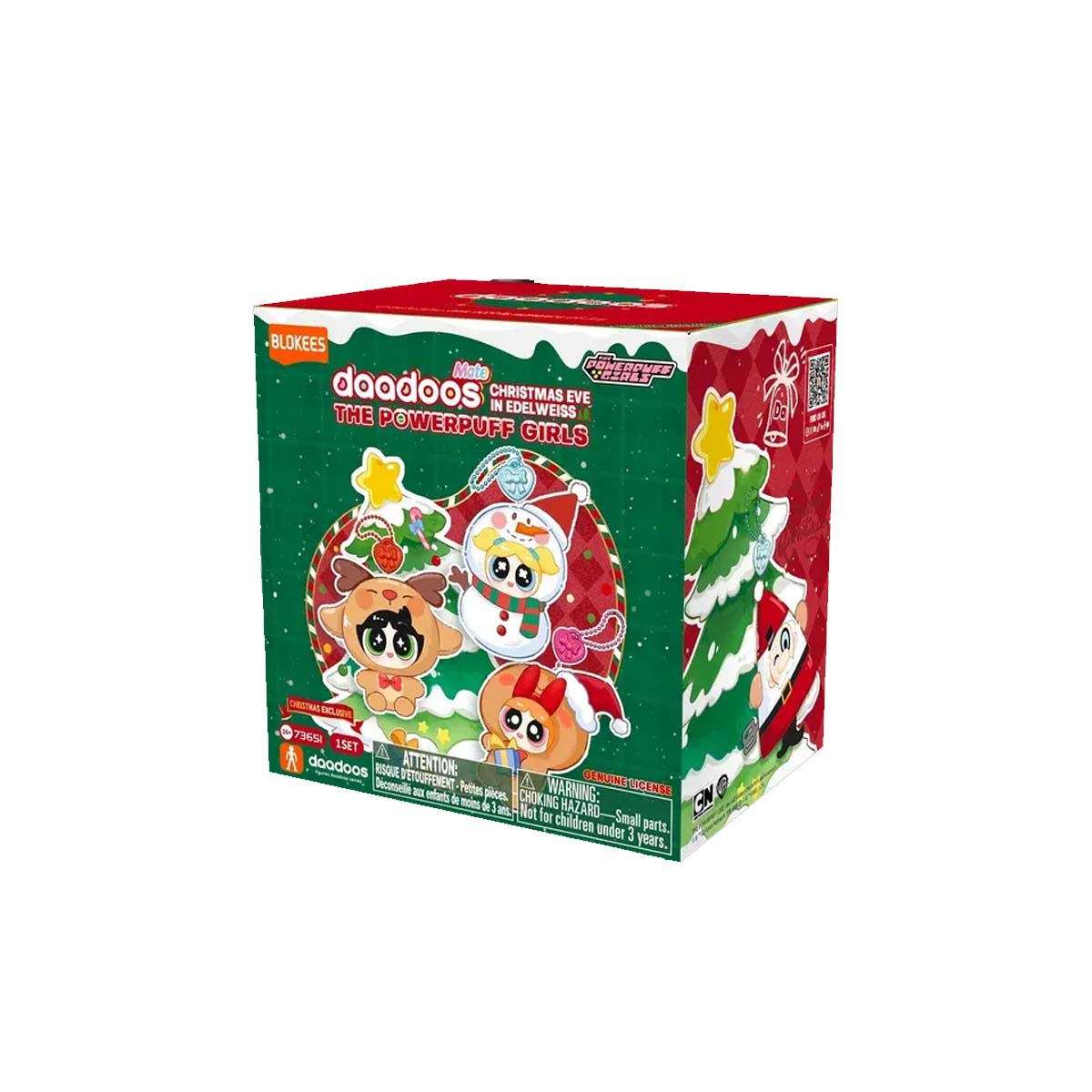 Blokees Powerpuff Girls daadoos Mate Series 01 Christmas Eve in Snowflake Hollow (73651) Blind Box - Single Box