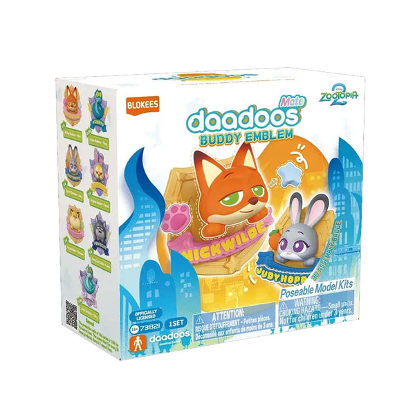 Blokees Zootopia daadoos Mate Series 01 Buddy Emblem (73821) Blind Box - Single Box
