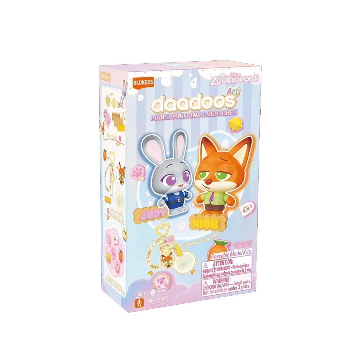 Blokees Zootopia daadoos Art Series 01 Marshmallow Adventures (73831) Blind Box - Single Box