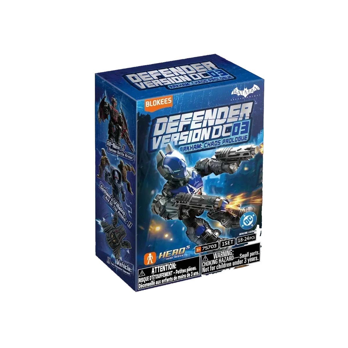 Blokees DC Comics Defender Version 03 Arkham: Chaos Prologue (75703) Blind Box - Single Box