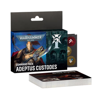 Games Workshop Warhammer 40K Adeptus Custodes Command Pack English Cards GW-2026-01-15