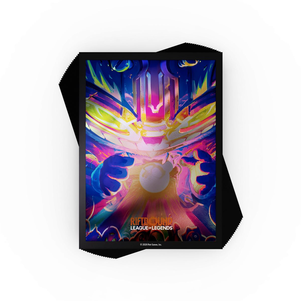 Riftbound TCG League Of Legends: Set 5 Radiance Art Sleeves 2: Ziggs Hexplosives Expert (100Ct)