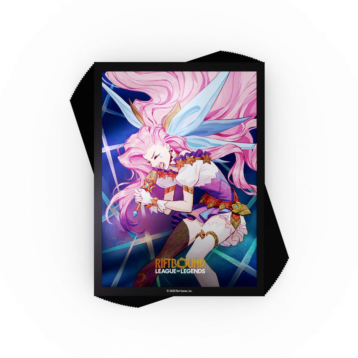 Riftbound TCG League Of Legends: Set 5 Radiance Art Sleeves 3: Seraphine Starry-Eyed Songstress (100Ct)