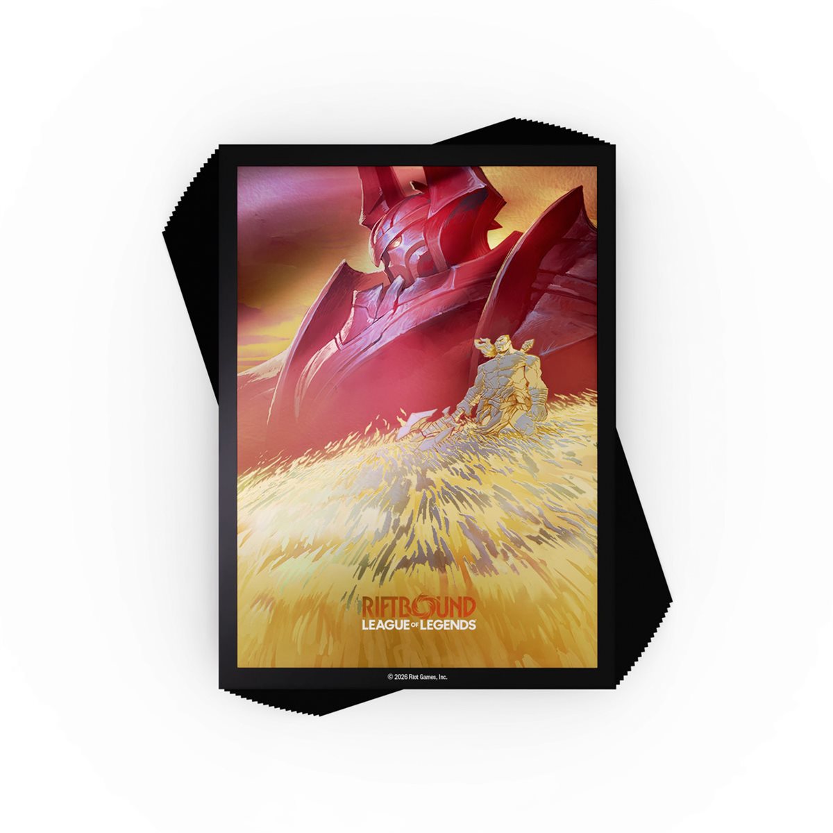 Riftbound TCG League Of Legends: Set 5 Radiance Art Sleeves 4: Mordekaiser Iron Revenant (100Ct)