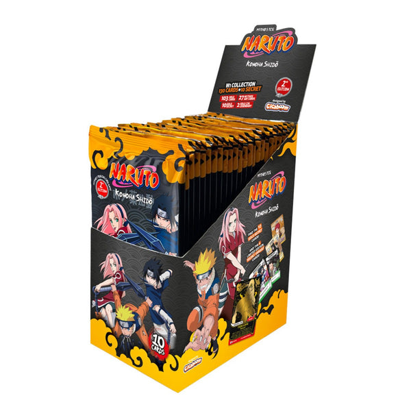 Naruto Mythos Set 1 Konoha Shido Booster Box 2nd Edition, 24 Packs CICNCGNARUT12BXB24