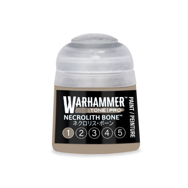 Games Workshop Citadel Warhammer Tone Pro Paint Necrolith Bone 1 12ml 20-051