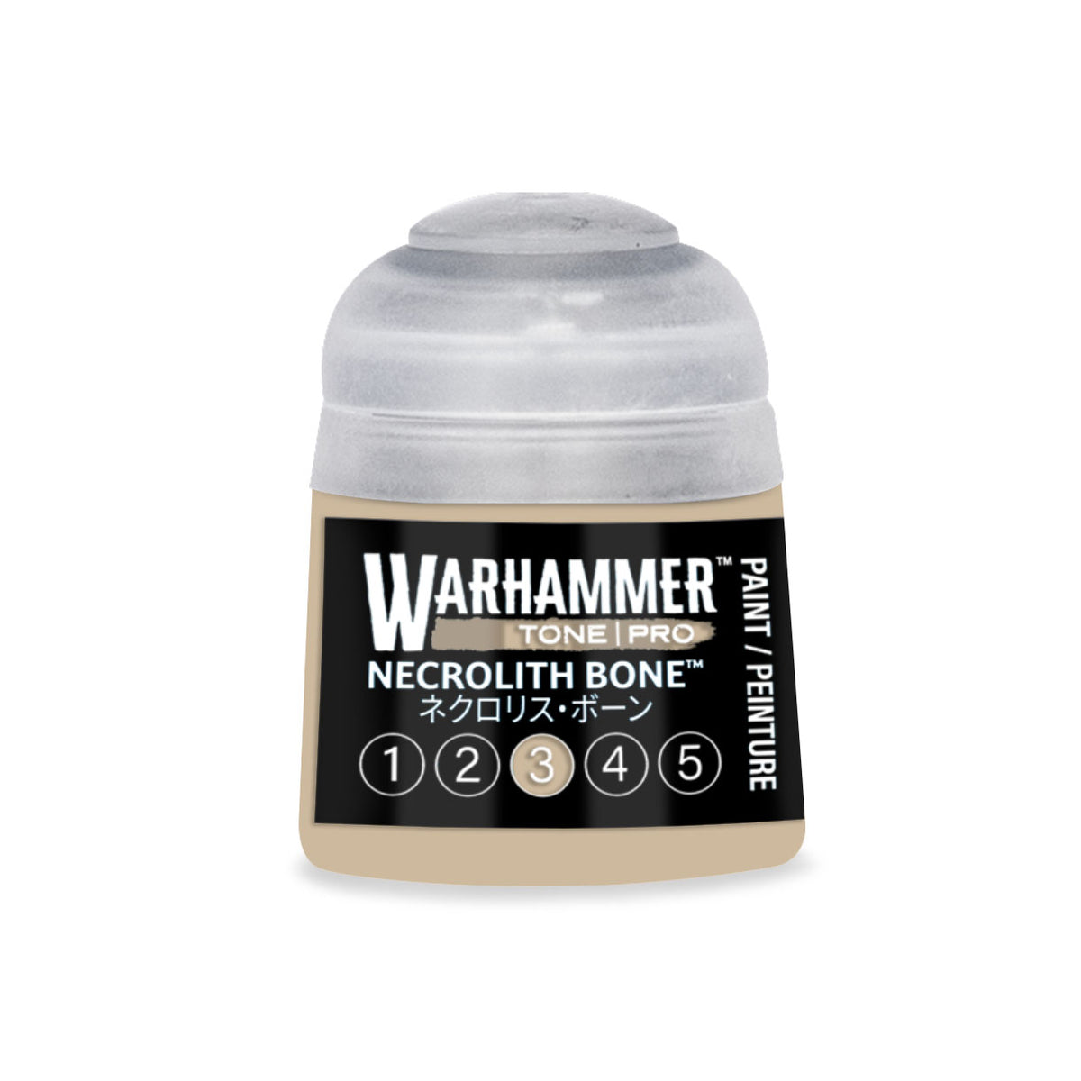 Games Workshop Citadel Warhammer Tone Pro Paint Necrolith Bone 3 12ml 20-053